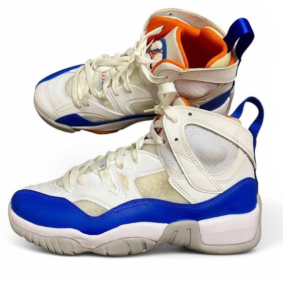 Nike Air Jordan Jumpman Two Trey Shoes Knicks White Royal DO1925